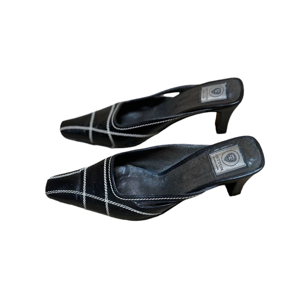 Astton Black Leather Shoes - Size 9
